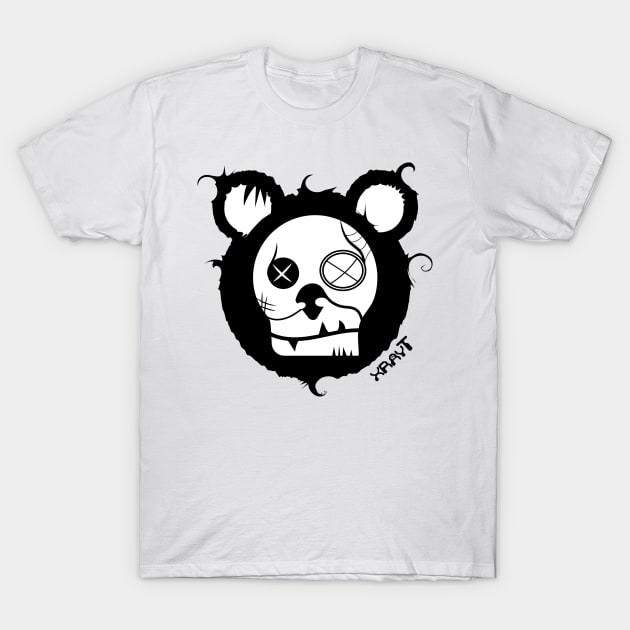 Bear skull T-Shirt by XrayT